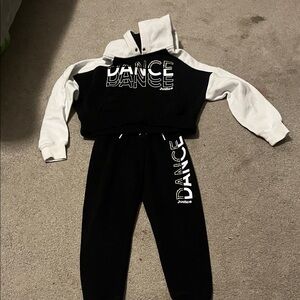 Justice Kids Black and White Dance Set